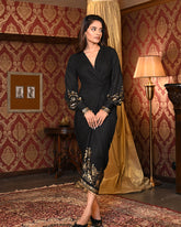 Foil Luxe shirt dress